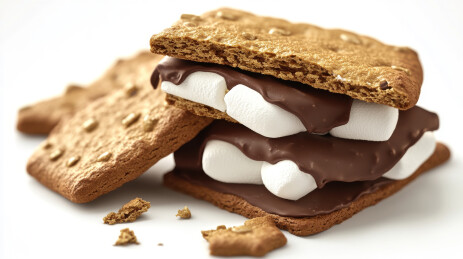 3D饼干零食插图