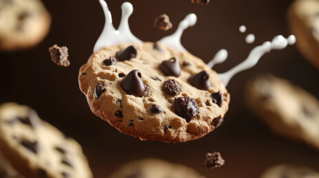 3D饼干零食插图