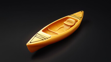 3D立体小舟插图