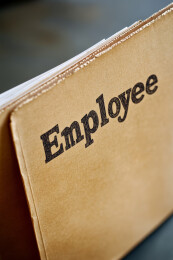 纸质员工档案文件夹.