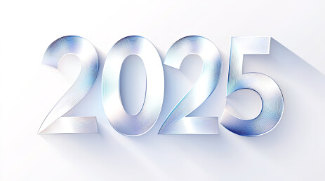 3D质感2025艺术数字