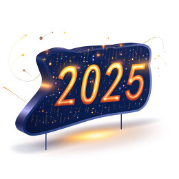 科技感未来感2025艺术数字海报