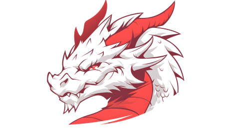 国潮风节日神龙卡通插画