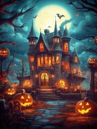 万圣节插画