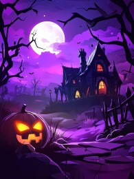 万圣节插画