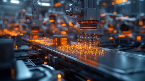 智慧工厂车间自动化生产流水线