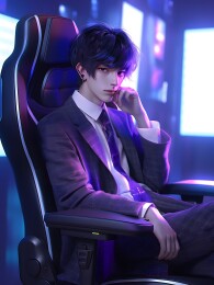 3D电竞男孩坐在电竞椅上