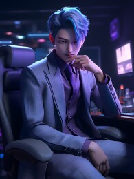 3D电竞男孩坐在电竞椅上