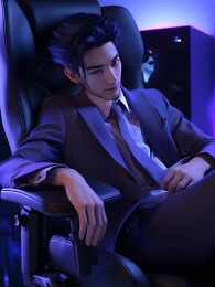 3D电竞男孩坐在电竞椅上