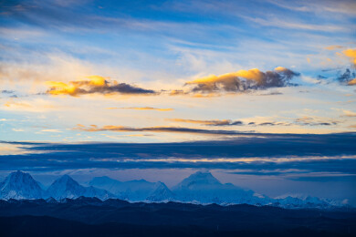 中国川西甘孜州贡嘎雪山