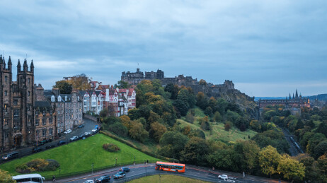 英国爱丁堡城市风光