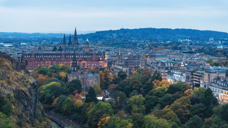 英国爱丁堡城市风光