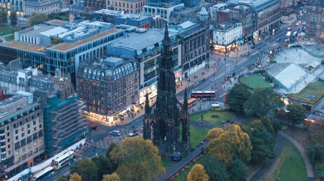 英国爱丁堡城市风光