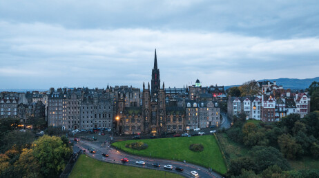 英国爱丁堡城市风光