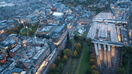 英国爱丁堡城市风光