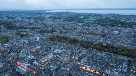 英国爱丁堡城市风光