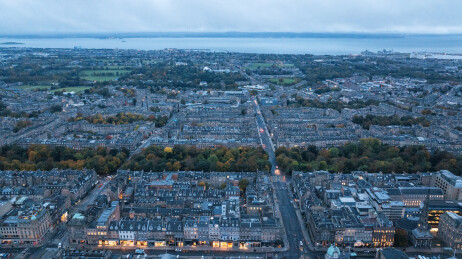 英国爱丁堡城市风光