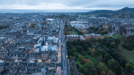 英国爱丁堡城市风光