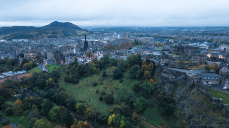 英国爱丁堡城市风光