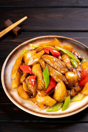 美味的东北菜地三鲜