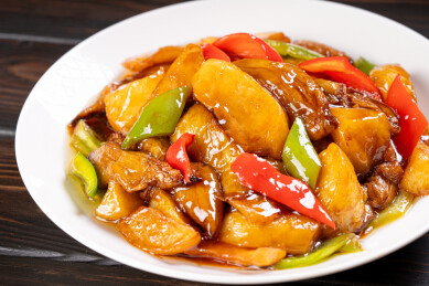 美味的东北菜地三鲜