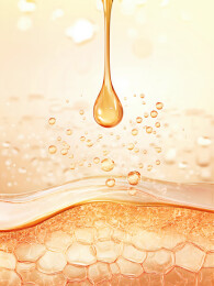 精华油作用于皮肤真皮层