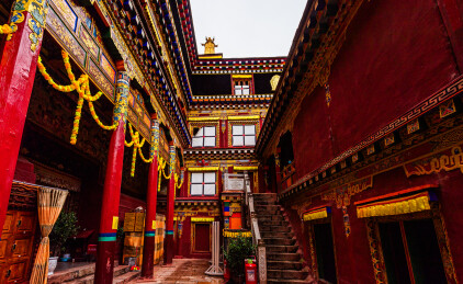 中国川西甘孜州德格印经院