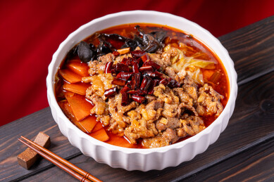 美味好吃的水煮牛肉