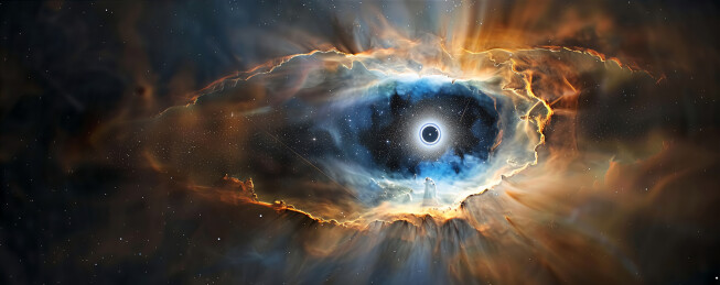 梦幻星空漩涡虫洞背景