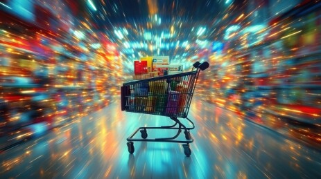 双十一购物节插画