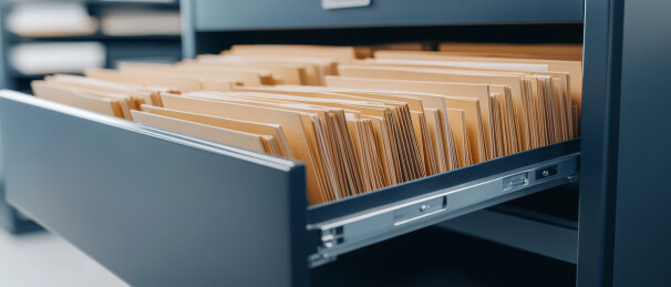 员工档案管理柜抽屉文件夹