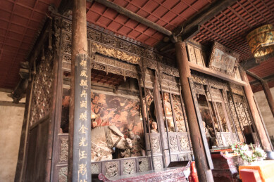 山西广胜寺上下寺古代壁画雕塑文物