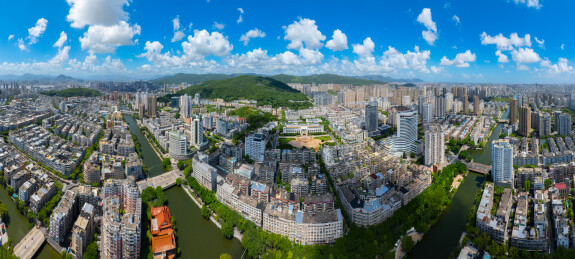 温州瑞安航拍全景