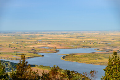 黑龙江省佳木斯市抚远市抚远镇东极阁日出