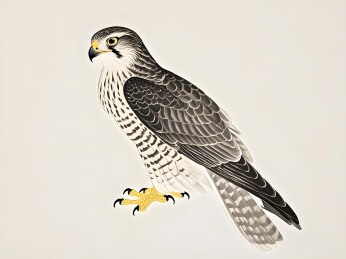 儿童绘本插画动物多角度插图设计素材