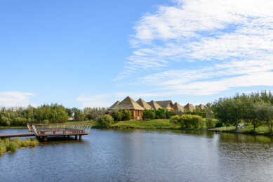 中国黑龙江抚远黑瞎子岛探秘野熊园