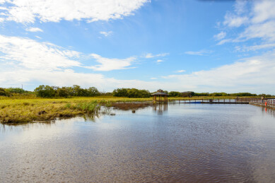 黑龙江省抚远市黑瞎子岛湿地公园景色