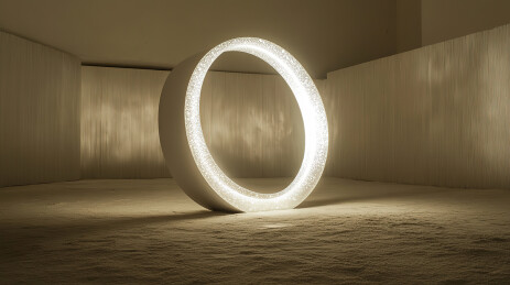 桌子上的空杯子特写镜头