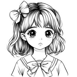 儿童和成人的涂色页壁纸插画