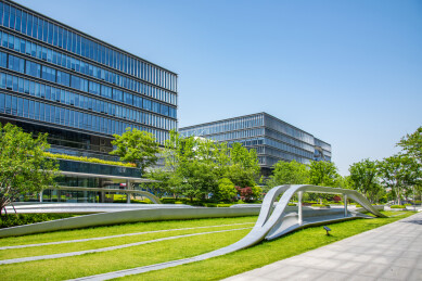 浙江杭州临平区乔司算力小镇街景