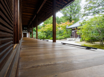 日本京都传统庭园建仁寺