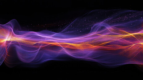 夜间闪电对天空的低角度视图