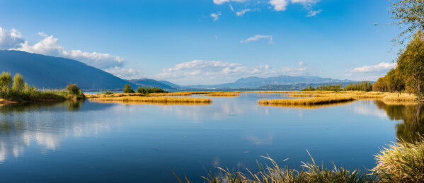 云南省大理市洱海喜洲古镇海舌公园