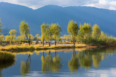 云南省大理市洱海喜洲古镇海舌公园