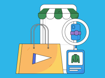 网红直播带货矢量互联网手绘插画