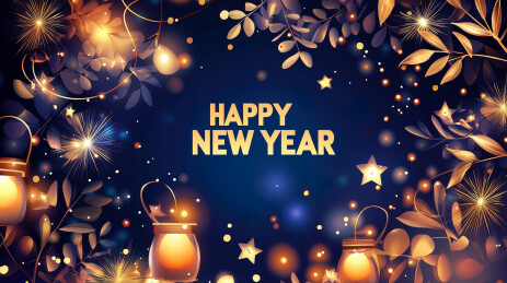 happy new year新年海报