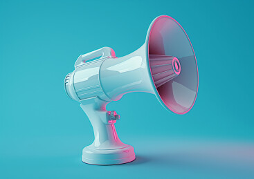 一个3D扩音器大喇叭