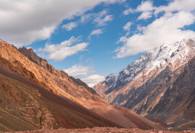 中国新疆独子山独库公路风景