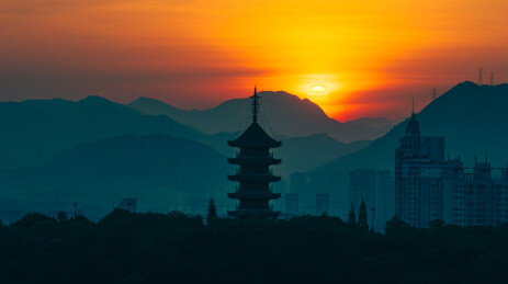 温州瑞安隆山塔