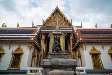 东南亚泰国曼谷大皇宫玉佛寺局部风景_副本